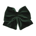 Velvet hair Bow for girl's with clip matching with our Velvet Mary Janes.