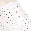 Cotton canvas bamba shoes with polka dots print.