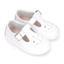 Little Washable leather sandal shoes with ANCHOR design.