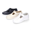 Little Washable leather sandal shoes with ANCHOR design.