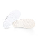 Little Washable leather sandal shoes with ANCHOR design.