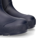 Kids Rain boots respectful model of Igor shoes with adjustable neck in navy blue color.