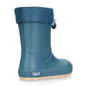 Kids Rain boots respectful model of Igor shoes with adjustable neck.