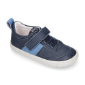 BLANDITOS kids sneakers laceless in leather for large sizes.