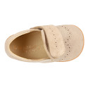 BLANDITOS kids bootie to dress laceless in soft suede leather.