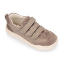 Okaa Flex casual respectful Sneaker shoes in leather.