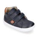 Okaa Flex Kids Sneaker shoes bootie type with sport design. RESPECTFUL model.