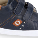 Okaa Flex Kids Sneaker shoes bootie type with sport design. RESPECTFUL model.