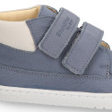 BLANDITOS by Crio´s kids sneakers bootie style laceless in leather.