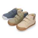 BLANDITOS by Crio´s kids sneakers bootie style laceless in leather.