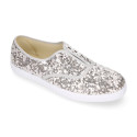 New Cotton canvas Bamba shoes with SEQUINS design.