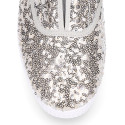 New Cotton canvas Bamba shoes with SEQUINS design.