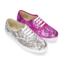 New Cotton canvas Bamba shoes with SEQUINS design.