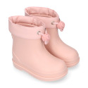 BIMBI EURI model kids Rain boots with adjustable neck in solid colors.