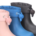 BIMBI EURI model kids Rain boots with adjustable neck in solid colors.