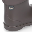 Bota de agua infantil BIMBI EURI en colores sólidos y cuello ajustable.