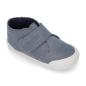 BLANDITOS kids bootie laceless in leather with warm lining.