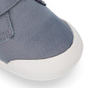 BLANDITOS kids bootie laceless in leather with warm lining.