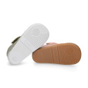 BLANDITOS kids bootie laceless in leather with warm lining.