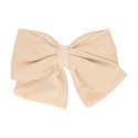 Cotton corduroy Hair Bow for girl's with clip matching with Condor colors.