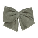 Cotton corduroy Hair Bow for girl's with clip matching with Condor colors.