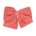 Cotton corduroy Hair Bow for girl's with clip matching with Condor colors.