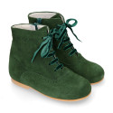 New Pascuala style boots in suede leather.