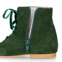 New Pascuala style boots in suede leather.