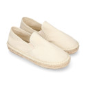 New classic cotton canvas espadrille shoes.