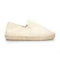 New classic cotton canvas espadrille shoes.