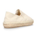 New classic cotton canvas espadrille shoes.