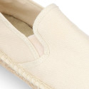 New classic cotton canvas espadrille shoes.