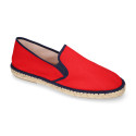 New Classic Combined cotton canvas espadrille shoes.