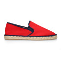 New Classic Combined cotton canvas espadrille shoes.