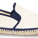 New Classic Combined cotton canvas espadrille shoes.