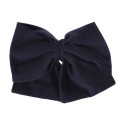 Cotton corduroy Hair Bow for girl's with clip matching with Condor colors.