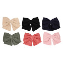 Cotton corduroy Hair Bow for girl's with clip matching with Condor colors.