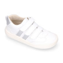 Okaa Flex respectful Kids Sneaker shoes in seasonal colors.