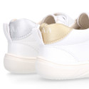 Okaa Flex respectful Kids Sneaker shoes in seasonal colors.