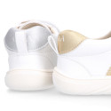 Okaa Flex respectful Kids Sneaker shoes in seasonal colors.