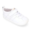 BLANDITOS by Crio´s kids sneakers with elastic lace and hook-and-loop strap closure.