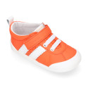 BLANDITOS by Crio´s kids sneakers with elastic lace and hook-and-loop strap closure.