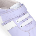 BLANDITOS by Crio´s kids sneakers with elastic lace and hook-and-loop strap closure.