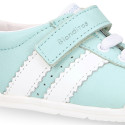 BLANDITOS by Crio´s kids sneakers with elastic lace and hook-and-loop strap closure.