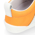 BLANDITOS by Crio´s kids sneakers with elastic lace and hook-and-loop strap closure.