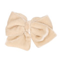 Pastel colors Velvet hair Bow for girl's with clip matching with our Velvet Mary Janes.