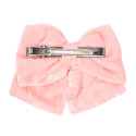 Pastel colors Velvet hair Bow for girl's with clip matching with our Velvet Mary Janes.