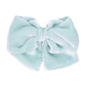 Pastel colors Velvet hair Bow for girl's with clip matching with our Velvet Mary Janes.