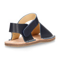 Kids Okaa Flex Menorquina sandal in nappa leather.