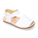 Kids Okaa Flex Menorquina sandal in nappa leather.